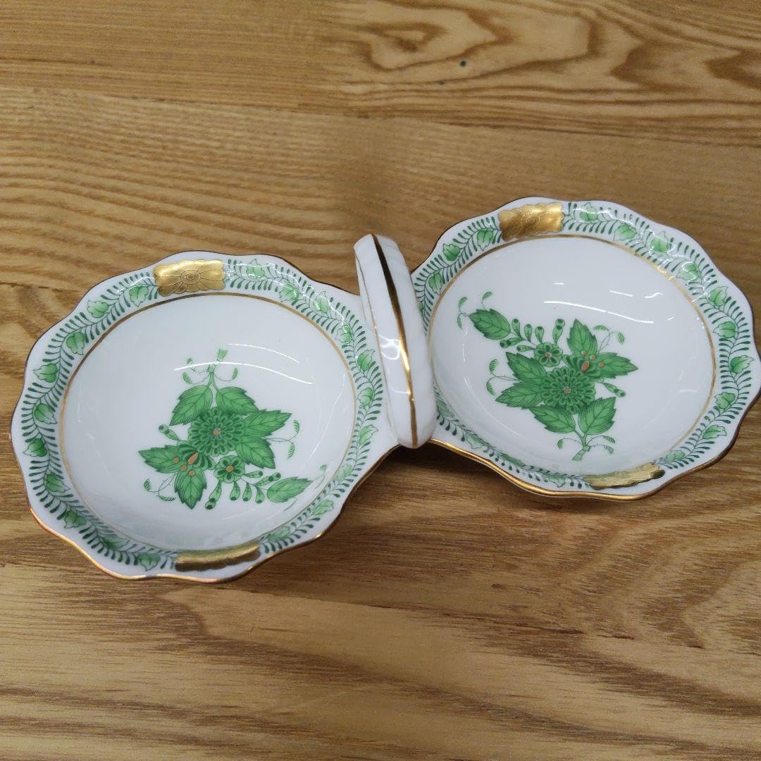 ヘレンド アポニーグリーン ジャム・マーマレード ツイン